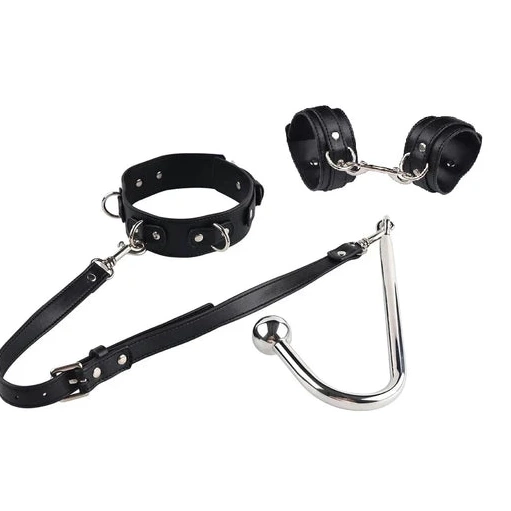 Elegant and with Collar Anal 5334 Cuffs Hook Beaded 0530